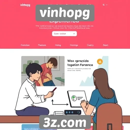 Experiência do usuário no site Vinhopg